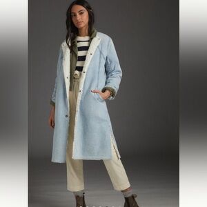 Levi's Light Blue Long Coat